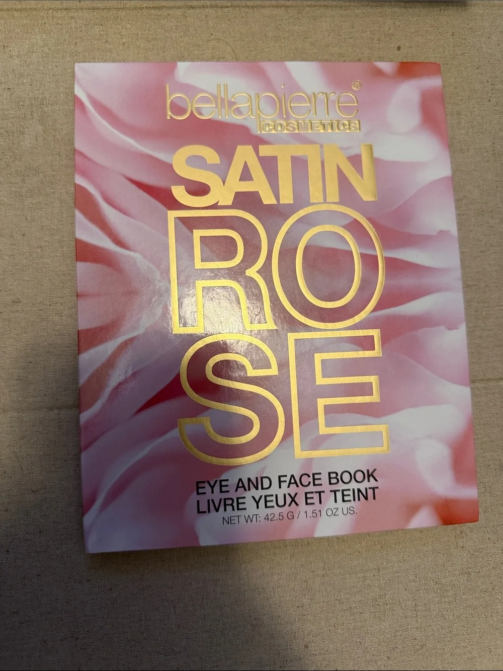 Bellapiere Cosmetics Satin Rose Eye and Face Book  - NEW